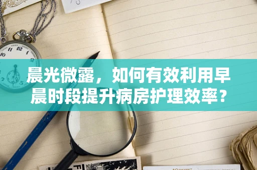 晨光微露，如何有效利用早晨时段提升病房护理效率？