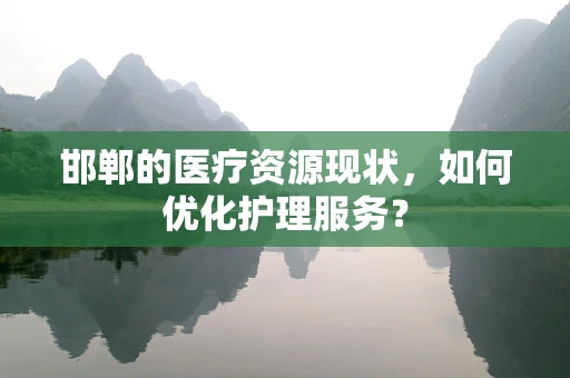 邯郸的医疗资源现状，如何优化护理服务？