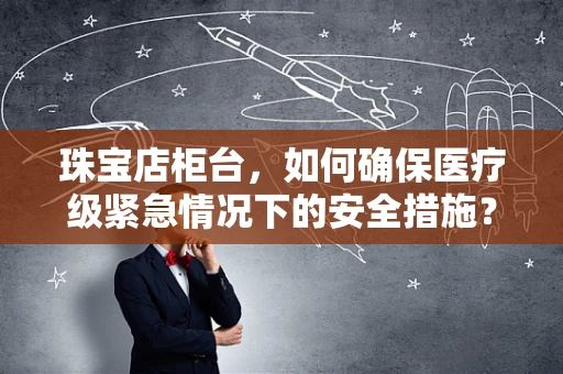 珠宝店柜台，如何确保医疗级紧急情况下的安全措施？