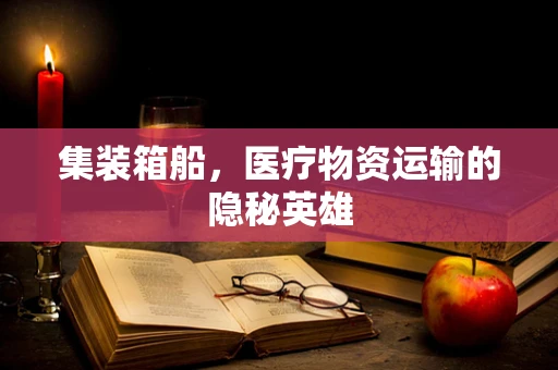 集装箱船，医疗物资运输的隐秘英雄