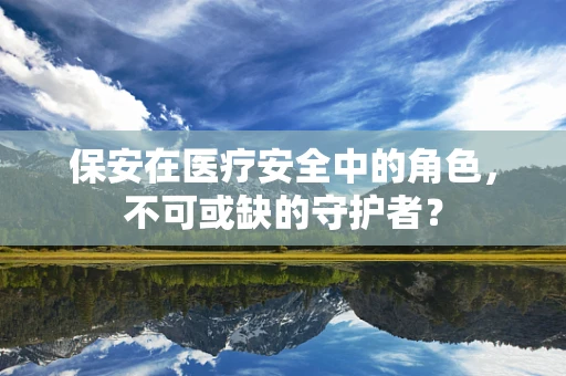 保安在医疗安全中的角色，不可或缺的守护者？