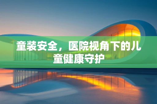 童装安全，医院视角下的儿童健康守护