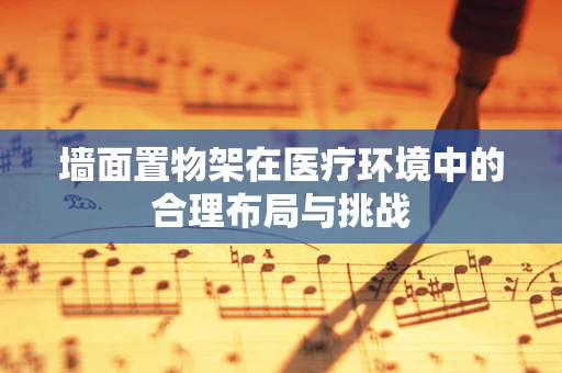 墙面置物架在医疗环境中的合理布局与挑战