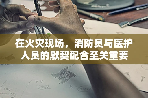 在火灾现场，消防员与医护人员的默契配合至关重要