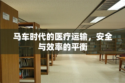 马车时代的医疗运输，安全与效率的平衡