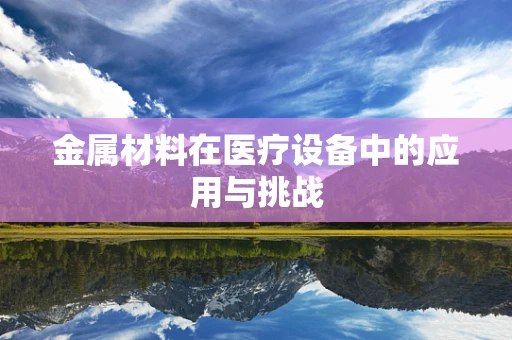 金属材料在医疗设备中的应用与挑战