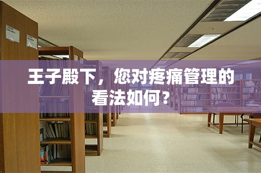 王子殿下，您对疼痛管理的看法如何？