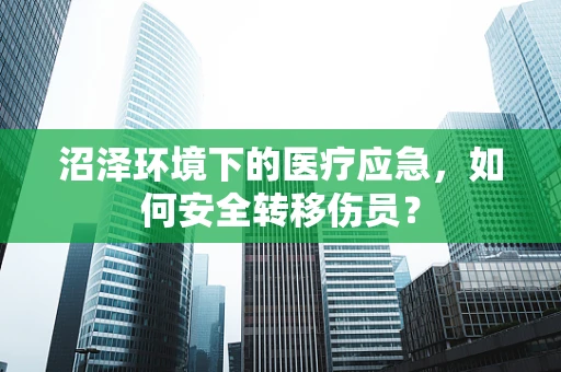 沼泽环境下的医疗应急，如何安全转移伤员？