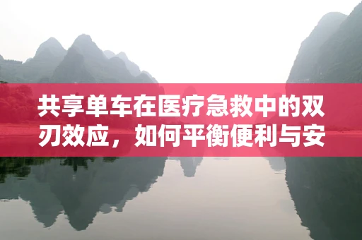 共享单车在医疗急救中的双刃效应，如何平衡便利与安全？