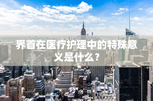 界首在医疗护理中的特殊意义是什么？