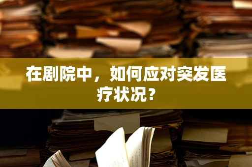 在剧院中，如何应对突发医疗状况？