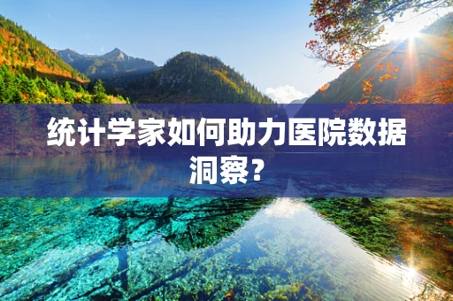 统计学家如何助力医院数据洞察？