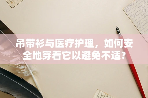 吊带衫与医疗护理，如何安全地穿着它以避免不适？