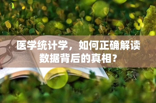 医学统计学，如何正确解读数据背后的真相？