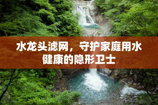 水龙头滤网，守护家庭用水健康的隐形卫士