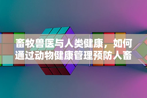 畜牧兽医与人类健康，如何通过动物健康管理预防人畜共患疾病？