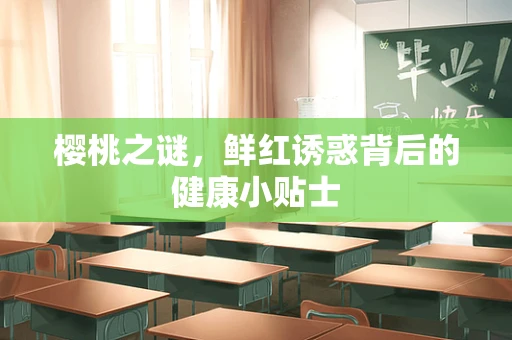 樱桃之谜，鲜红诱惑背后的健康小贴士