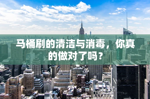 马桶刷的清洁与消毒，你真的做对了吗？
