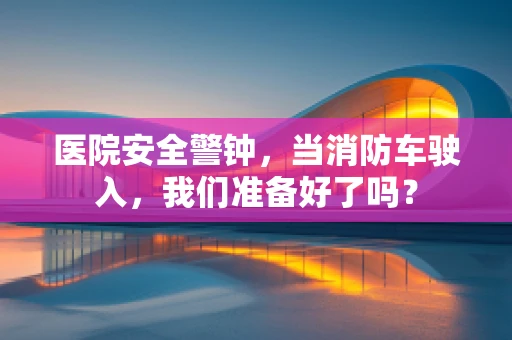 医院安全警钟，当消防车驶入，我们准备好了吗？