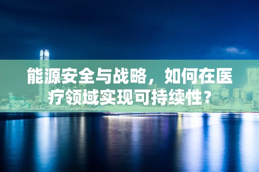 能源安全与战略，如何在医疗领域实现可持续性？