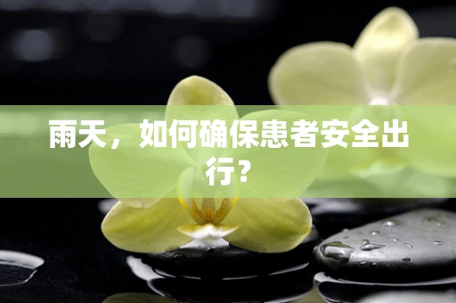 雨天，如何确保患者安全出行？