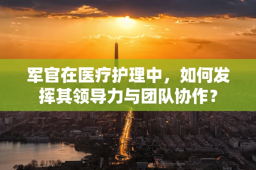 军官在医疗护理中，如何发挥其领导力与团队协作？