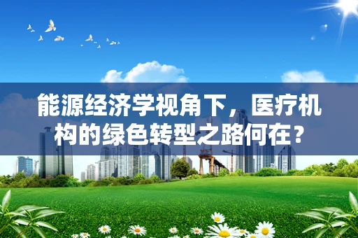 能源经济学视角下，医疗机构的绿色转型之路何在？