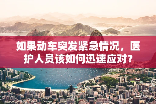 如果动车突发紧急情况，医护人员该如何迅速应对？