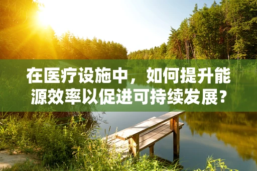 在医疗设施中，如何提升能源效率以促进可持续发展？