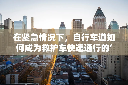 在紧急情况下，自行车道如何成为救护车快速通行的‘生命线’？