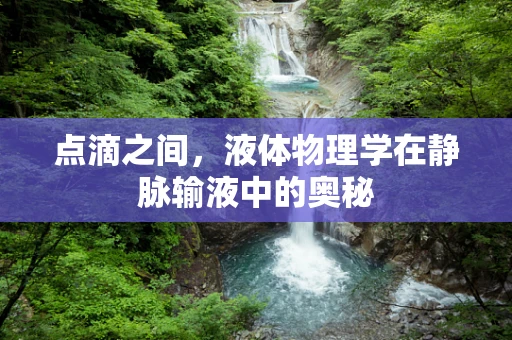 点滴之间，液体物理学在静脉输液中的奥秘