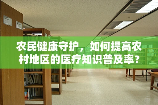 农民健康守护，如何提高农村地区的医疗知识普及率？