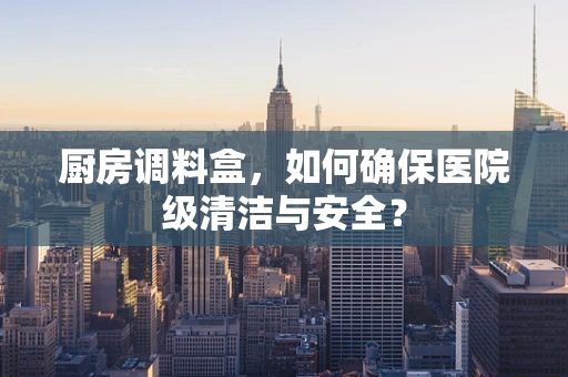 厨房调料盒，如何确保医院级清洁与安全？
