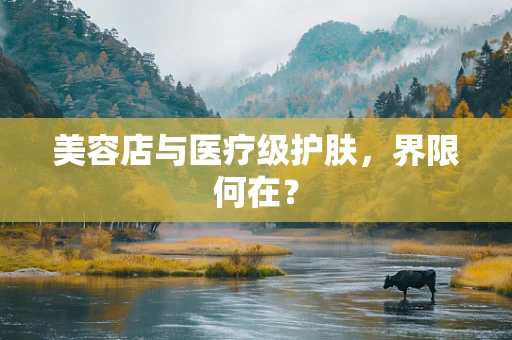 美容店与医疗级护肤，界限何在？