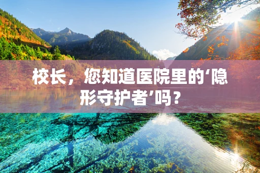 校长，您知道医院里的‘隐形守护者’吗？