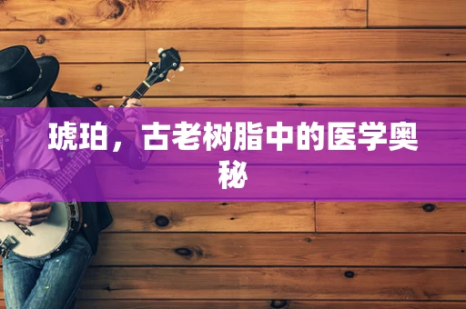 琥珀，古老树脂中的医学奥秘