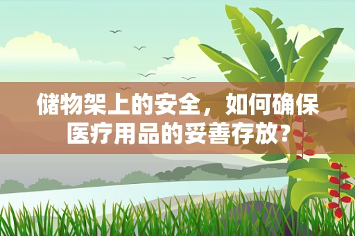 储物架上的安全，如何确保医疗用品的妥善存放？