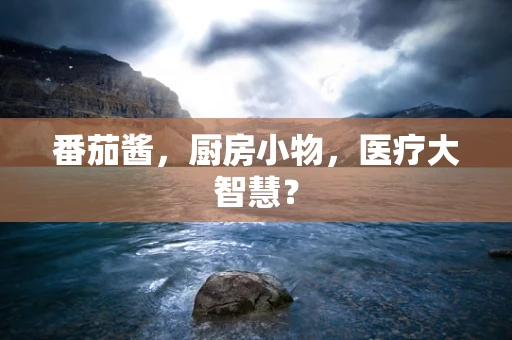 番茄酱，厨房小物，医疗大智慧？