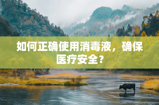 如何正确使用消毒液，确保医疗安全？