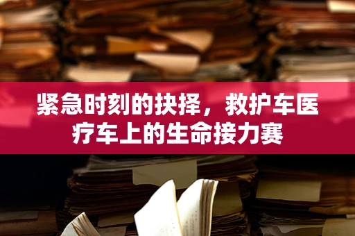 紧急时刻的抉择，救护车医疗车上的生命接力赛