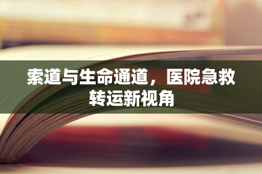 索道与生命通道，医院急救转运新视角