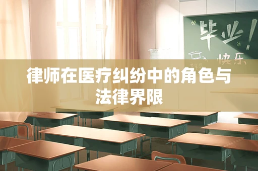 律师在医疗纠纷中的角色与法律界限