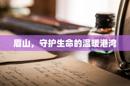 眉山，守护生命的温暖港湾