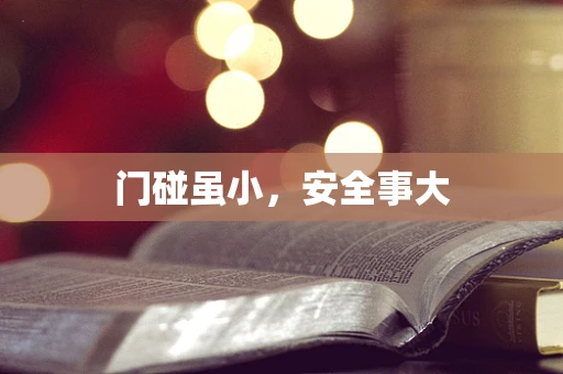 门碰虽小，安全事大