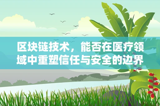 区块链技术，能否在医疗领域中重塑信任与安全的边界？