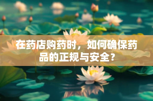 在药店购药时，如何确保药品的正规与安全？