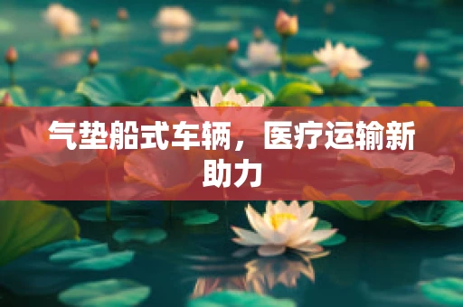 气垫船式车辆，医疗运输新助力