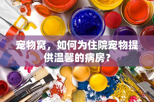 宠物窝，如何为住院宠物提供温馨的病房？