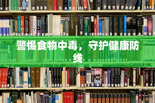 警惕食物中毒，守护健康防线