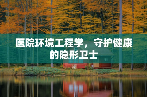 医院环境工程学，守护健康的隐形卫士